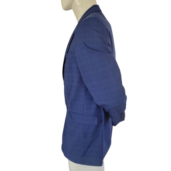 Tommy Hilfiger Mens Blue Single-Breasted Blazer Two-Piece Suit (Size 44R) - Picture 4 of 13